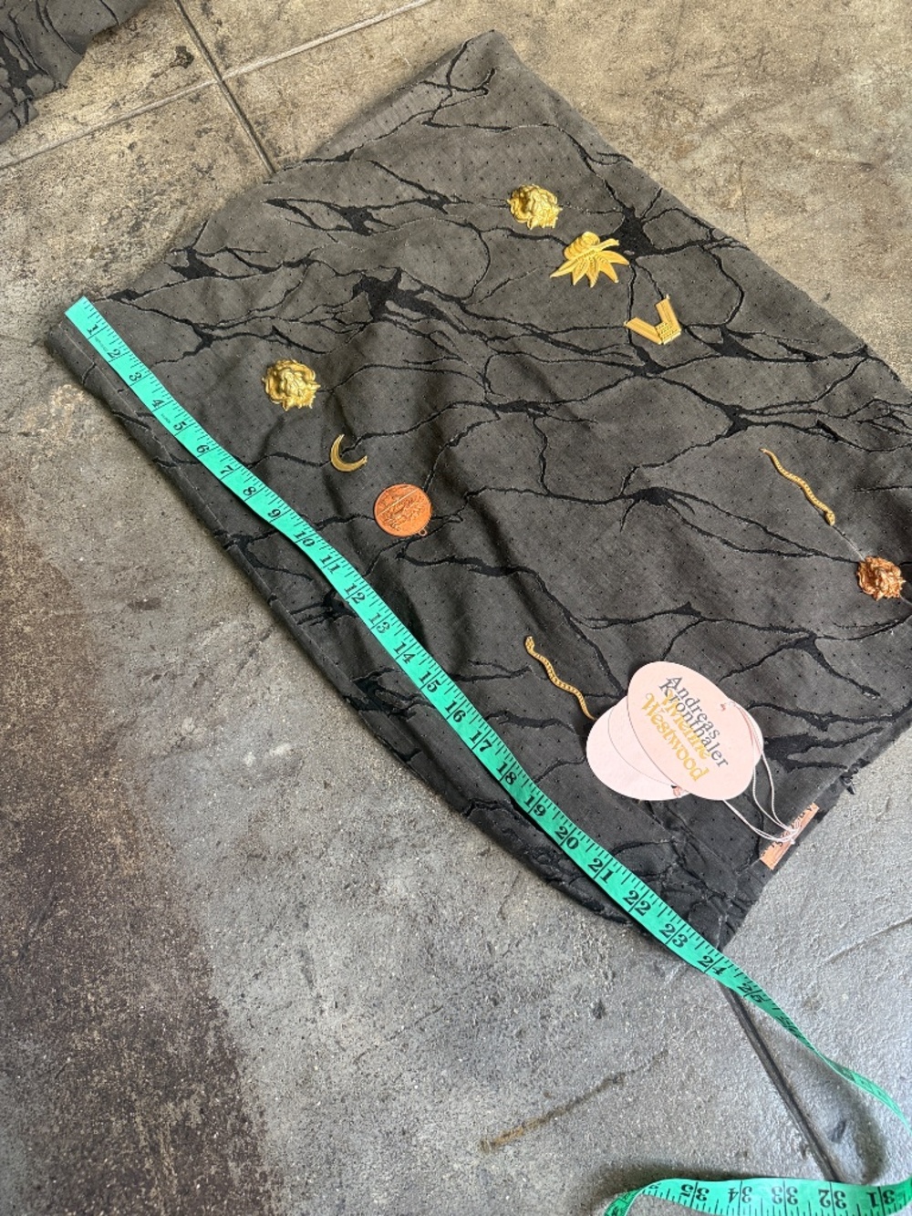 1,415$ 2016 Andreas Kronthaler Lazer Skirt w/ Metal Charms - Picture 2 of 8